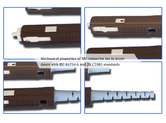 MU Singal Mode Singal Core Fiber Optic Connector